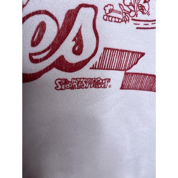 1985 World Series Cardinals Royals Baseball Sweatshirt Size L Show Me MO I-70 - Picture 3 of 8